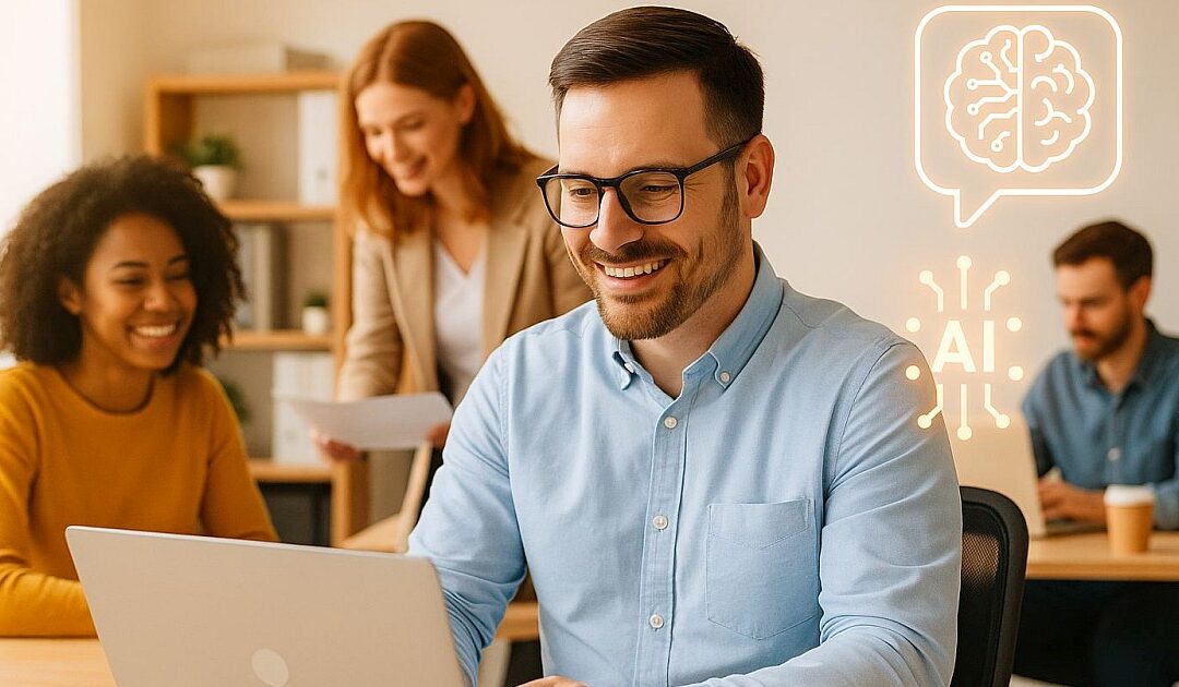 Umetna inteligenca in dobro počutje zaposlenih: strateški izziv v 2025 in naprej